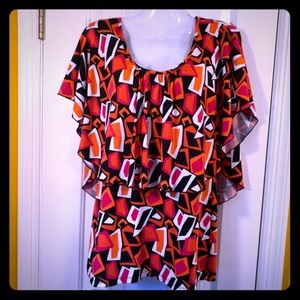 Mod Pattern New Directions Top